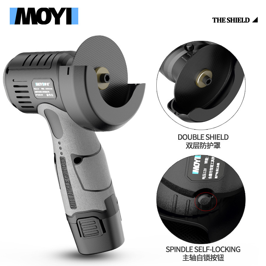 12V lithium battery portable angle grinder