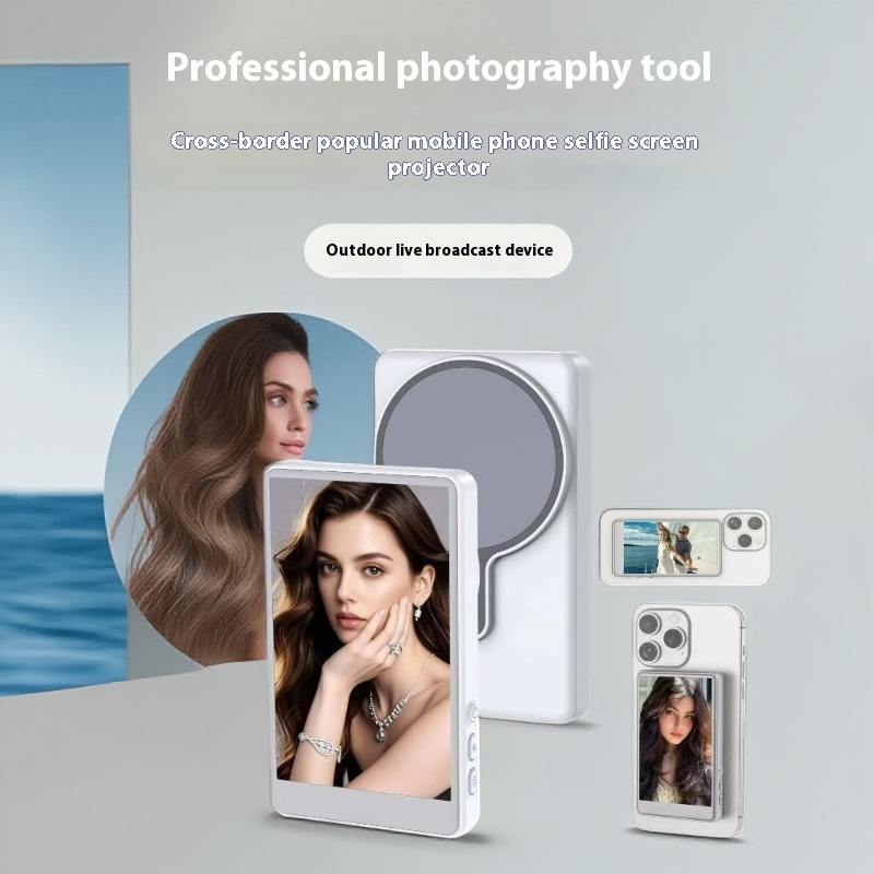 Mobile Phone Rear Magnetic Display