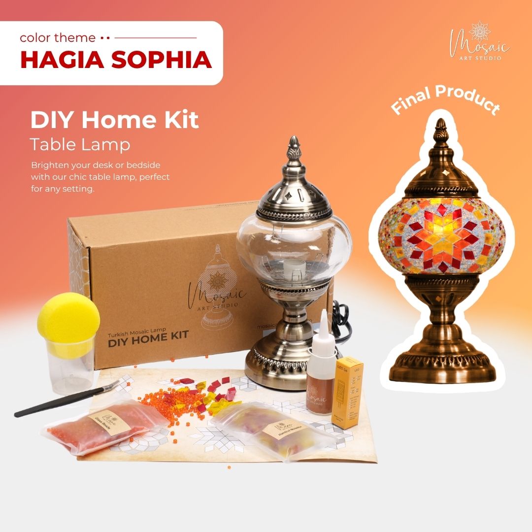 Mosaic Lamp DIY Home Kit