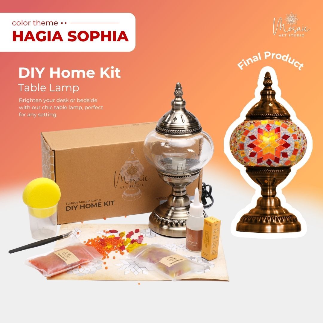 Mosaic Lamp DIY Home Kit