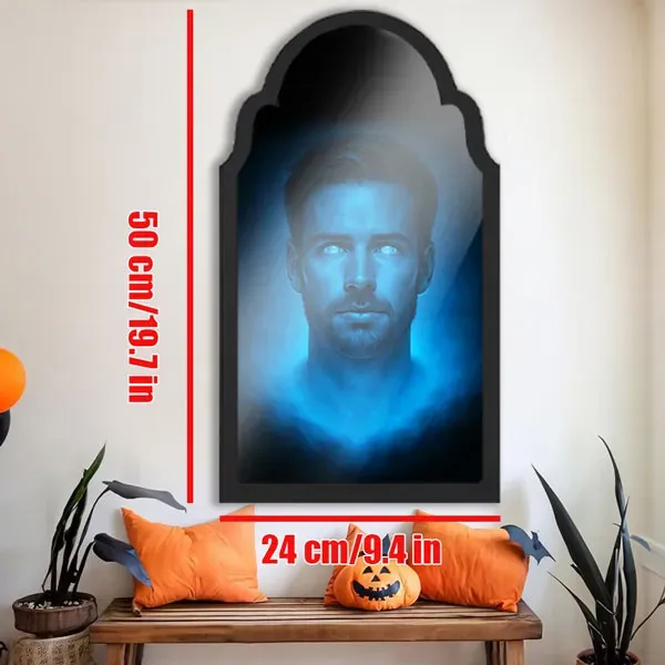 Custom Halloween Haunted Mirror Personalized Face Magic Mirror Gifts For Halloween