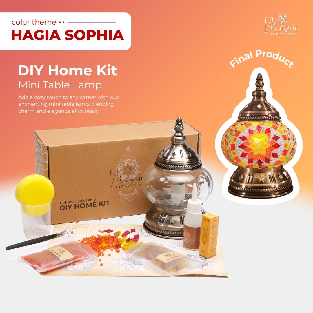 Mosaic Lamp DIY Home Kit