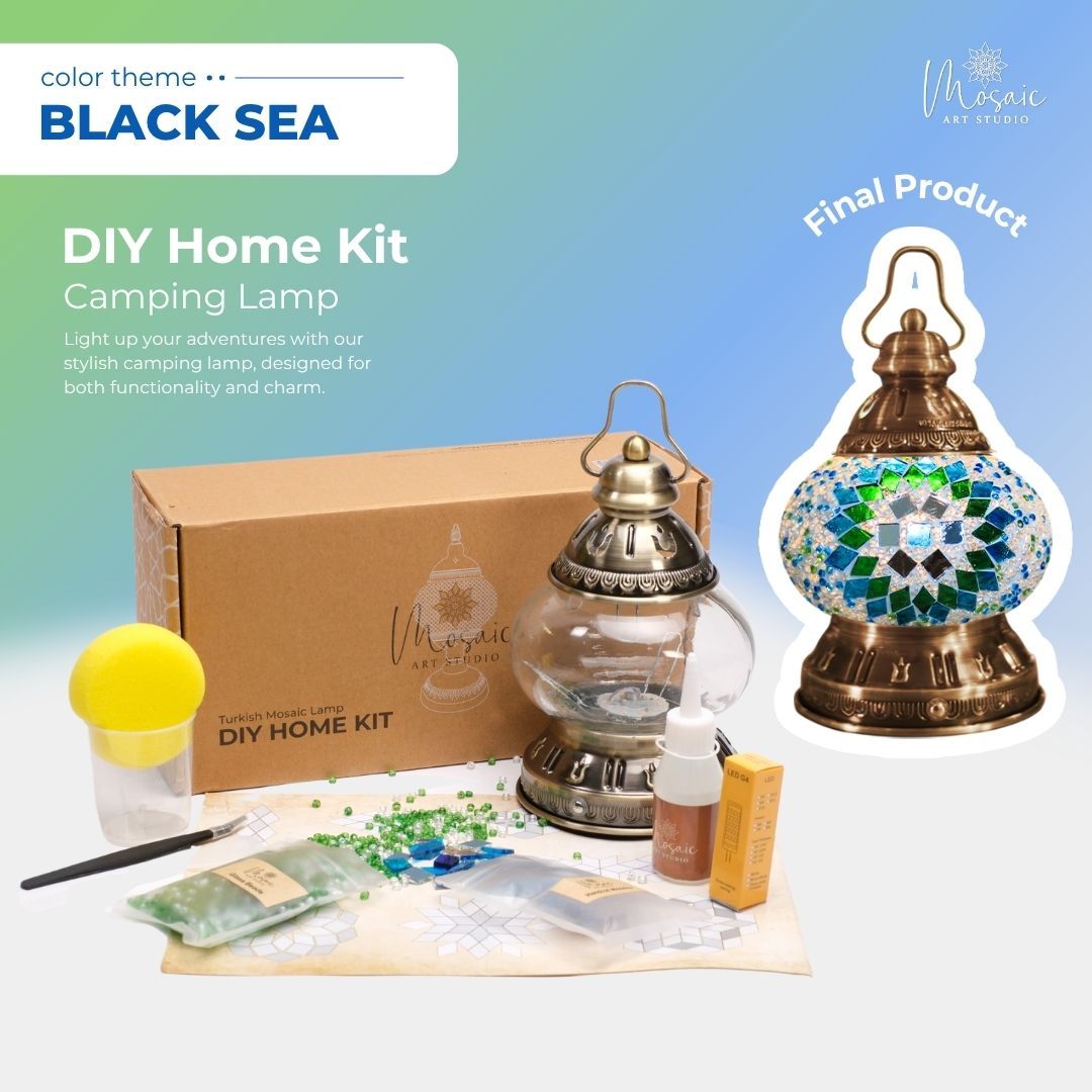 Mosaic Lamp DIY Home Kit