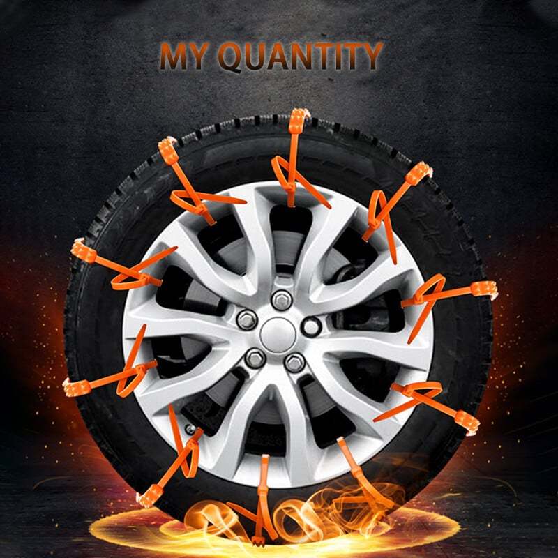 (🎅Early Christmas Sale - 50% OFF) 🎁Beef tendon material super friction car snow chain
