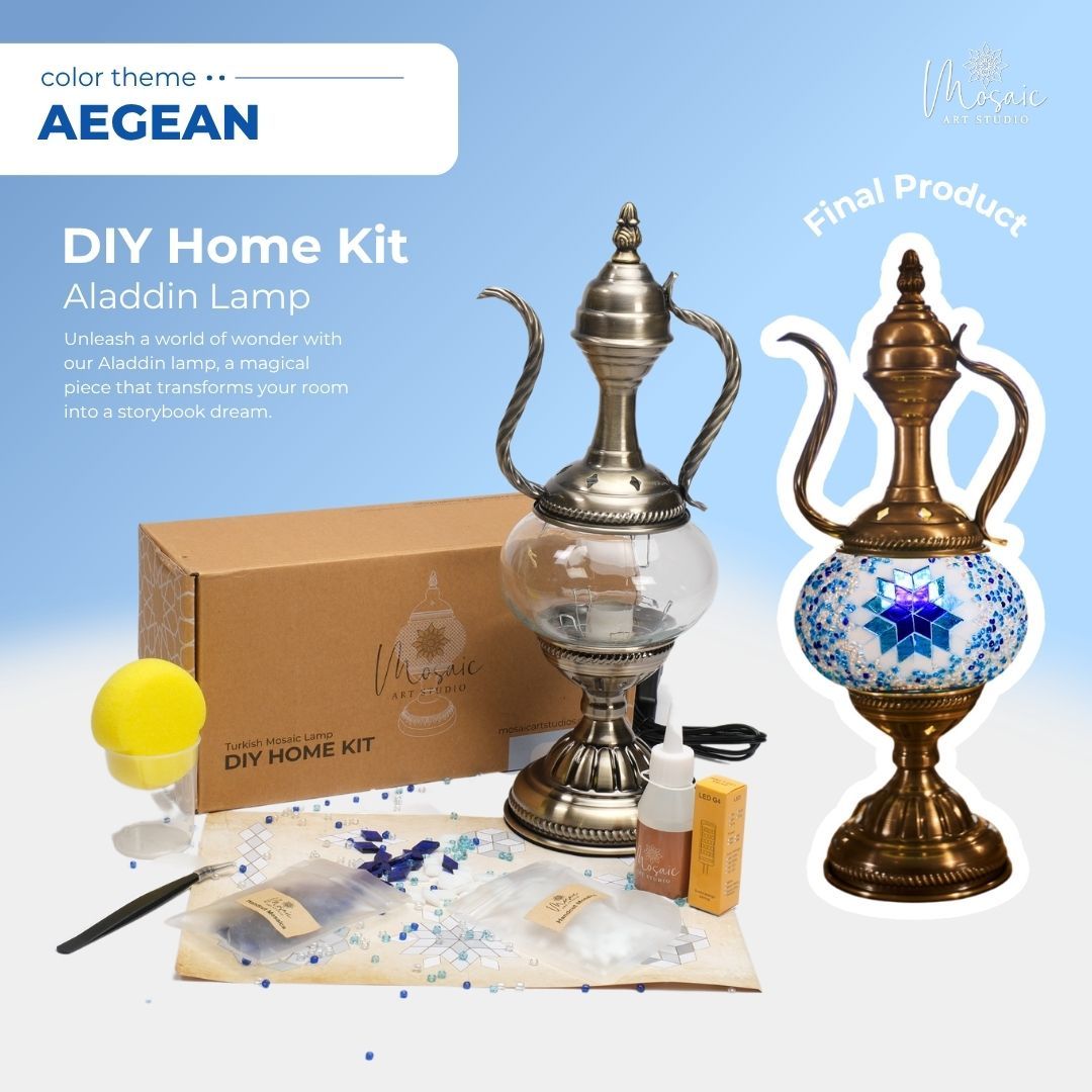 Mosaic Lamp DIY Home Kit