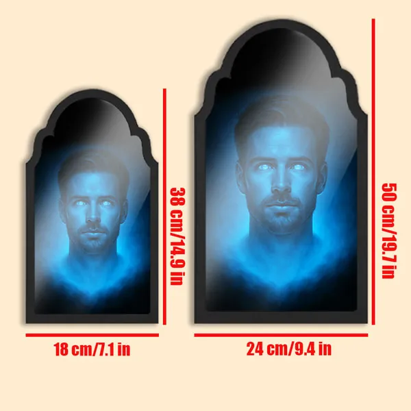 Custom Halloween Haunted Mirror Personalized Face Magic Mirror Gifts For Halloween