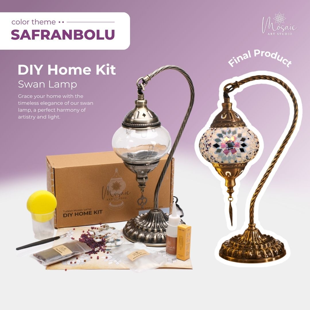 Mosaic Lamp DIY Home Kit