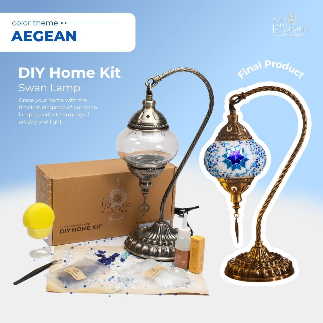 Mosaic Lamp DIY Home Kit