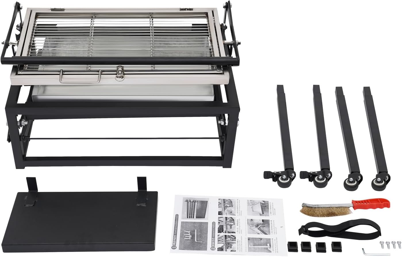 Charcoal Flip Grill for BBQ