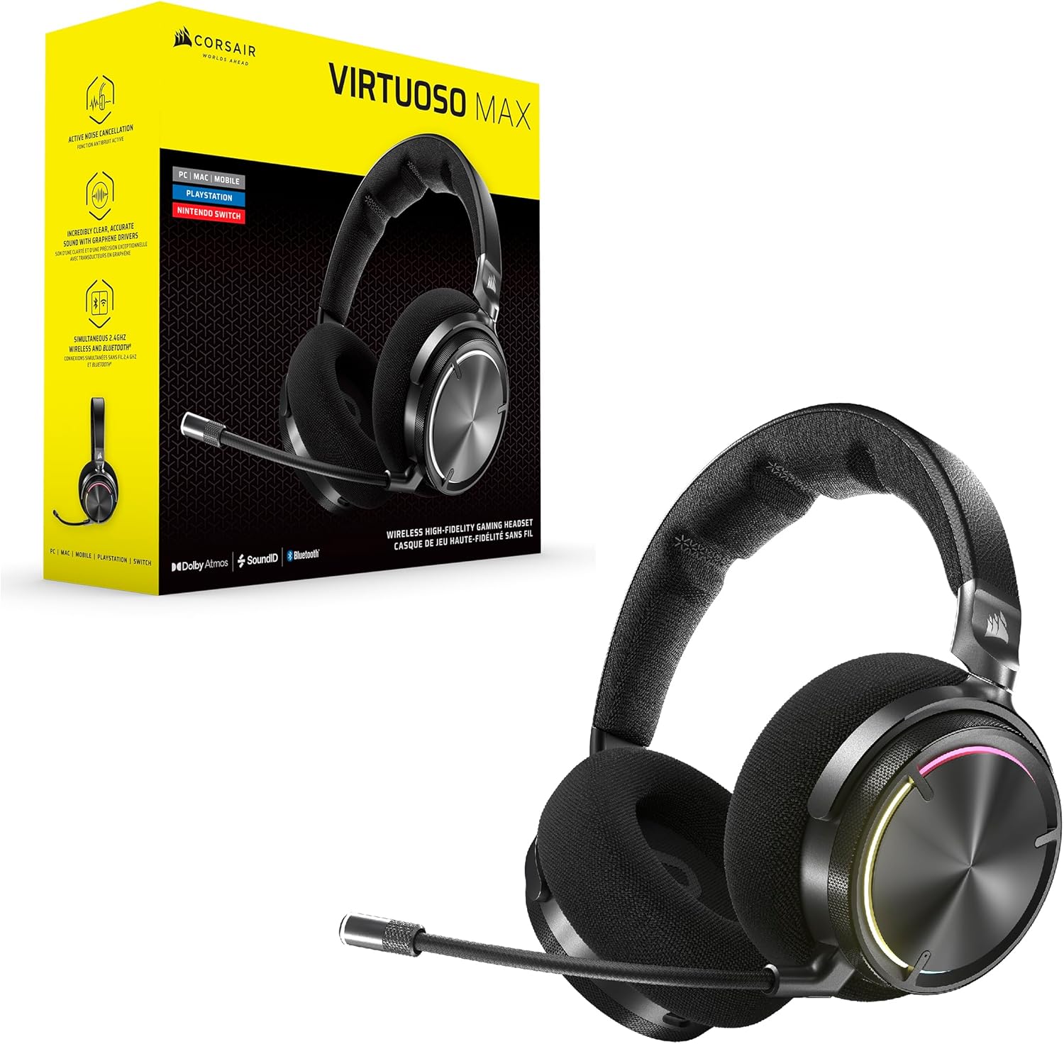 🏴‍☠️VIRTUOSO MAX WIRELESS Gaming Headset, Carbon
