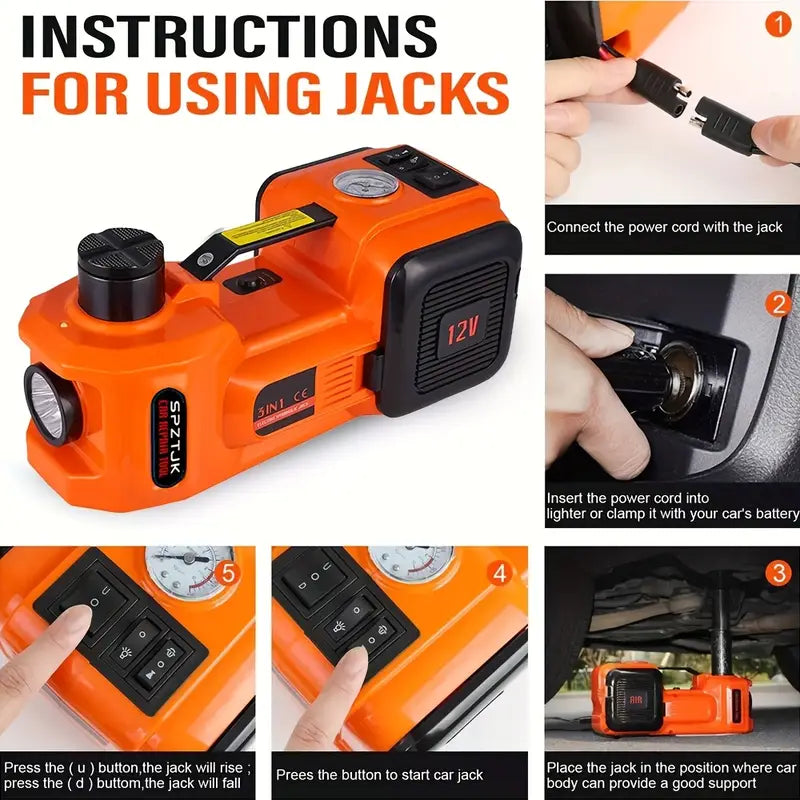 Electric Car Jack Kit