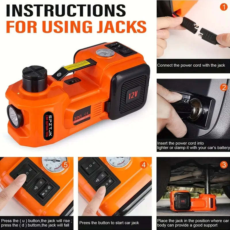 Electric Car Jack Kit