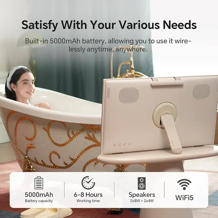 🔥24.5-Inch Smart Touch Portable TV