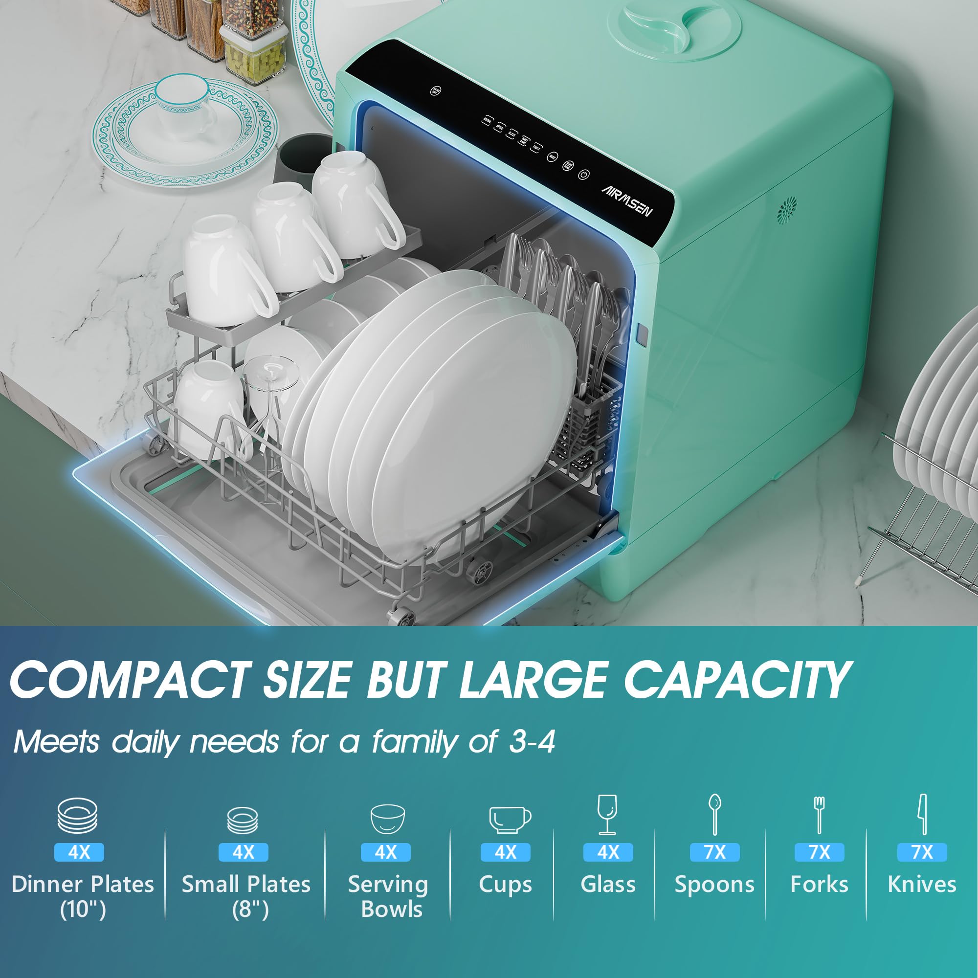 Portable Countertop Dishwashers