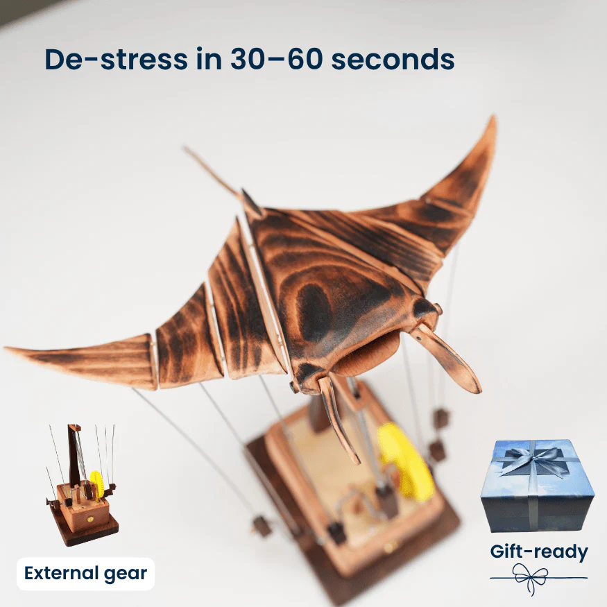 AquaRay  Handcrafted Wooden Automaton