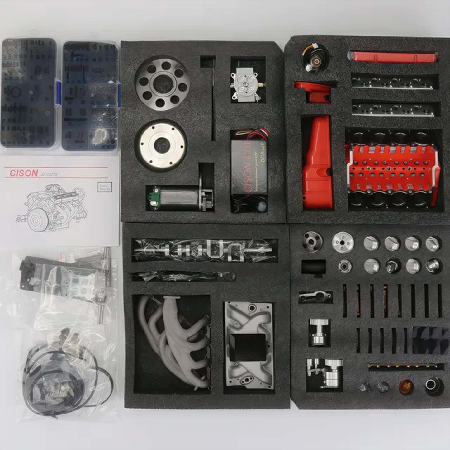 🎉Last Day Promotion 50% OFF + FREESHIPPING🔥 - Gasoline OHV V8 Small-block Engine Model Kits