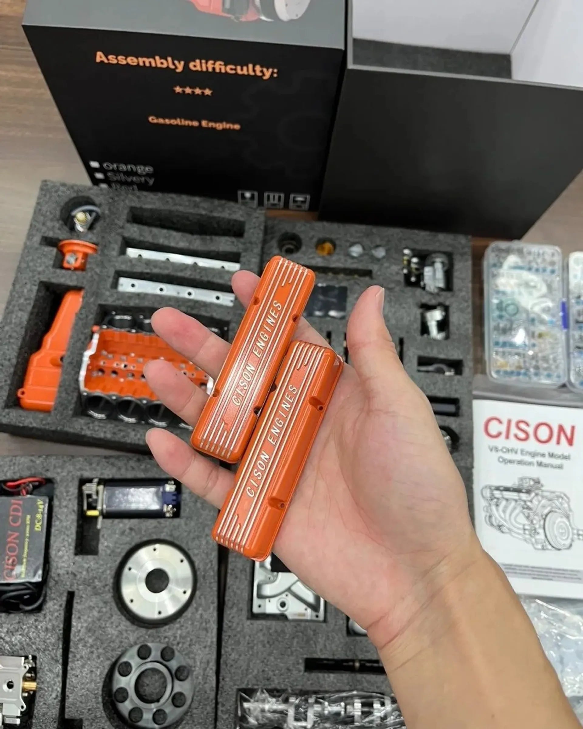 🎉Last Day Promotion 50% OFF + FREESHIPPING🔥 - Gasoline OHV V8 Small-block Engine Model Kits