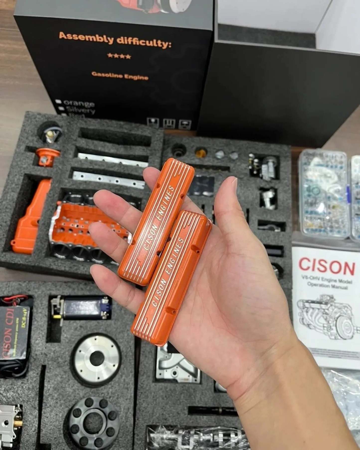 🎉Last Day Promotion 50% OFF + FREESHIPPING🔥 - Gasoline OHV V8 Small-block Engine Model Kits