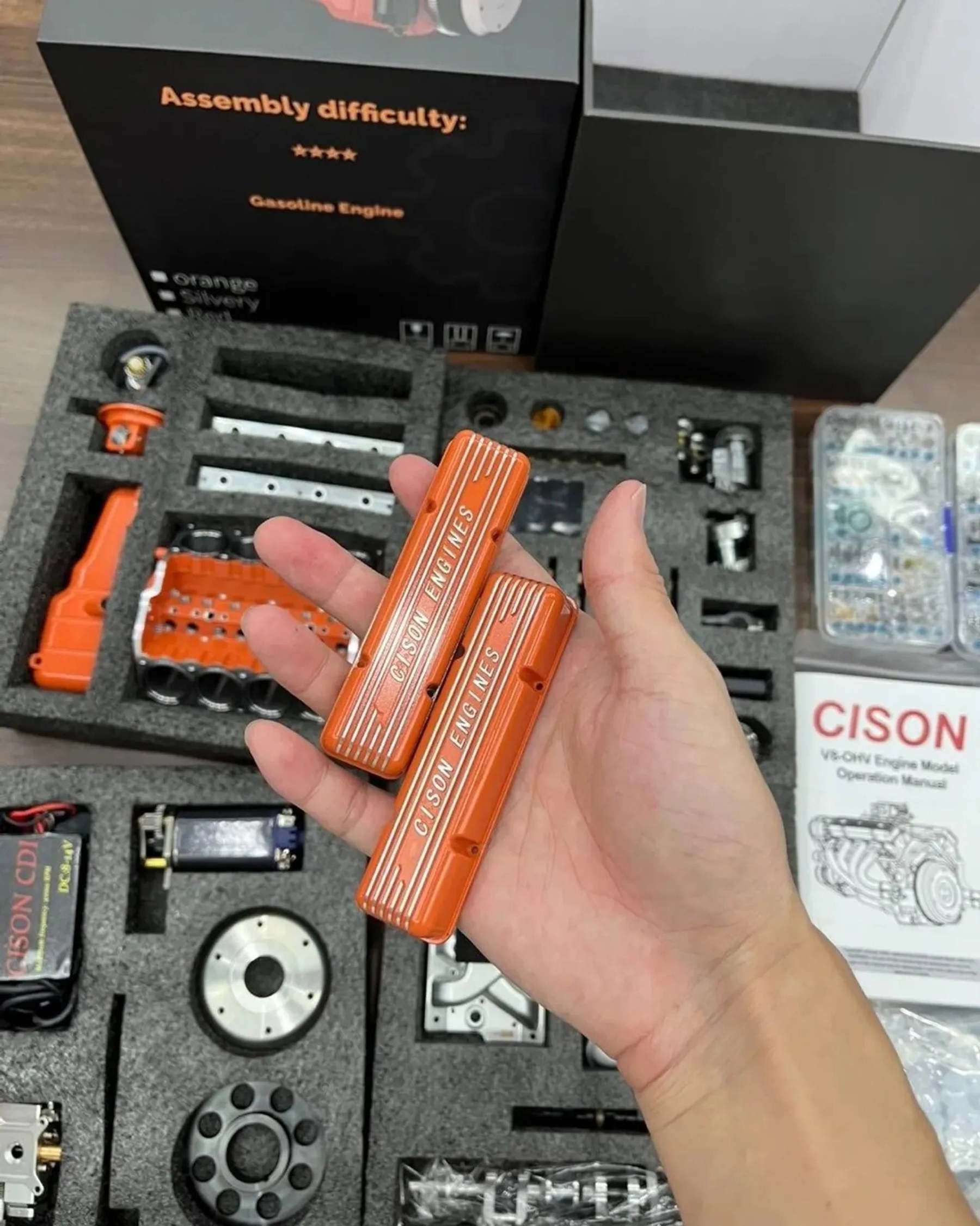 🎉Last Day Promotion 50% OFF + FREESHIPPING🔥 - Gasoline OHV V8 Small-block Engine Model Kits