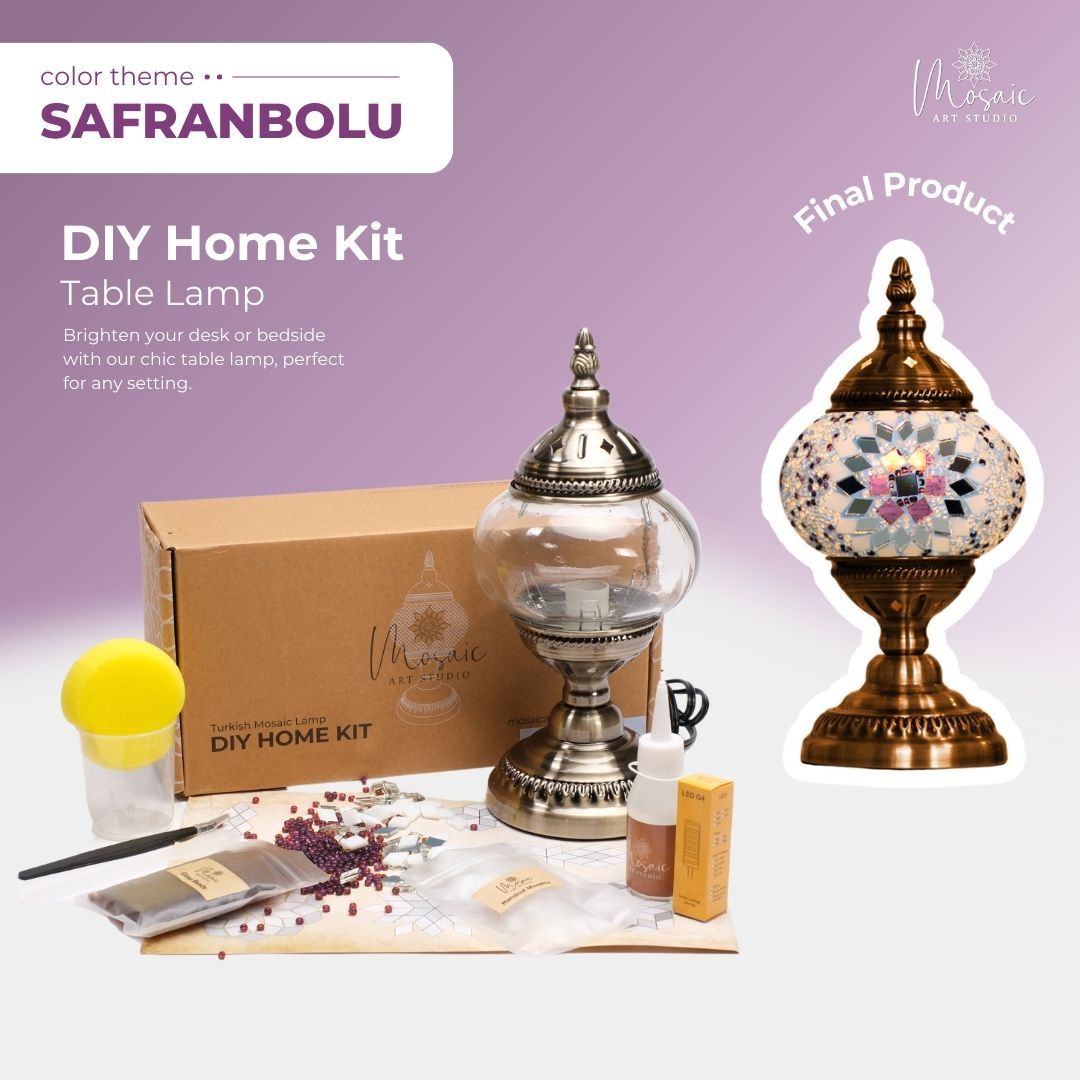 Mosaic Lamp DIY Home Kit