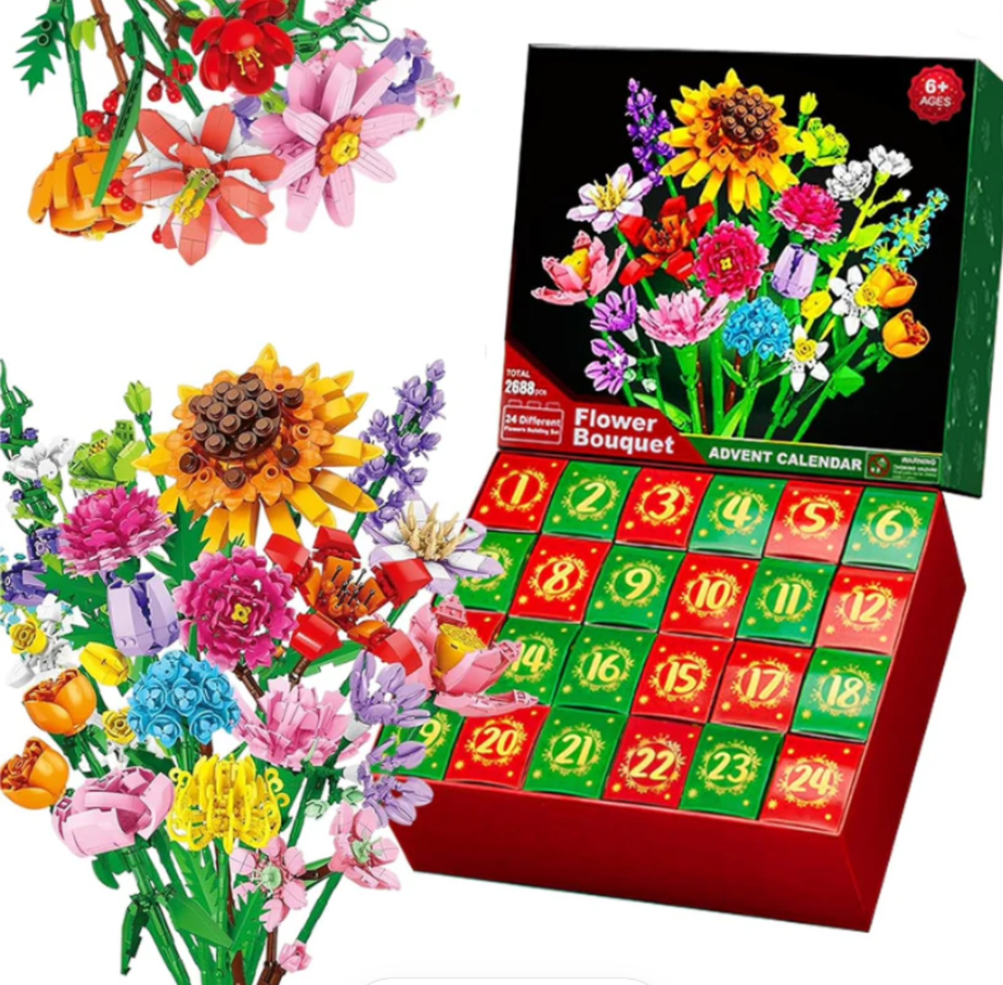 Happiness Seeker-24 day FlowerBouquet Advent Calendar