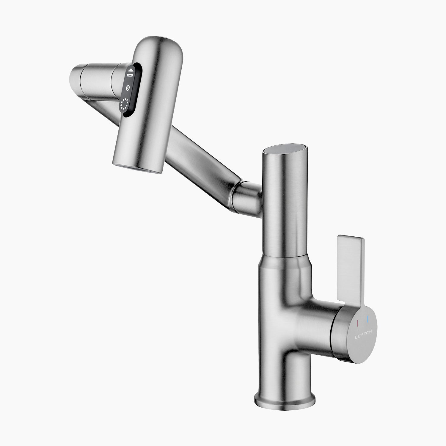 Lefton Single-Hole Rotatable Faucet with Temperature Display-BF2204 wi