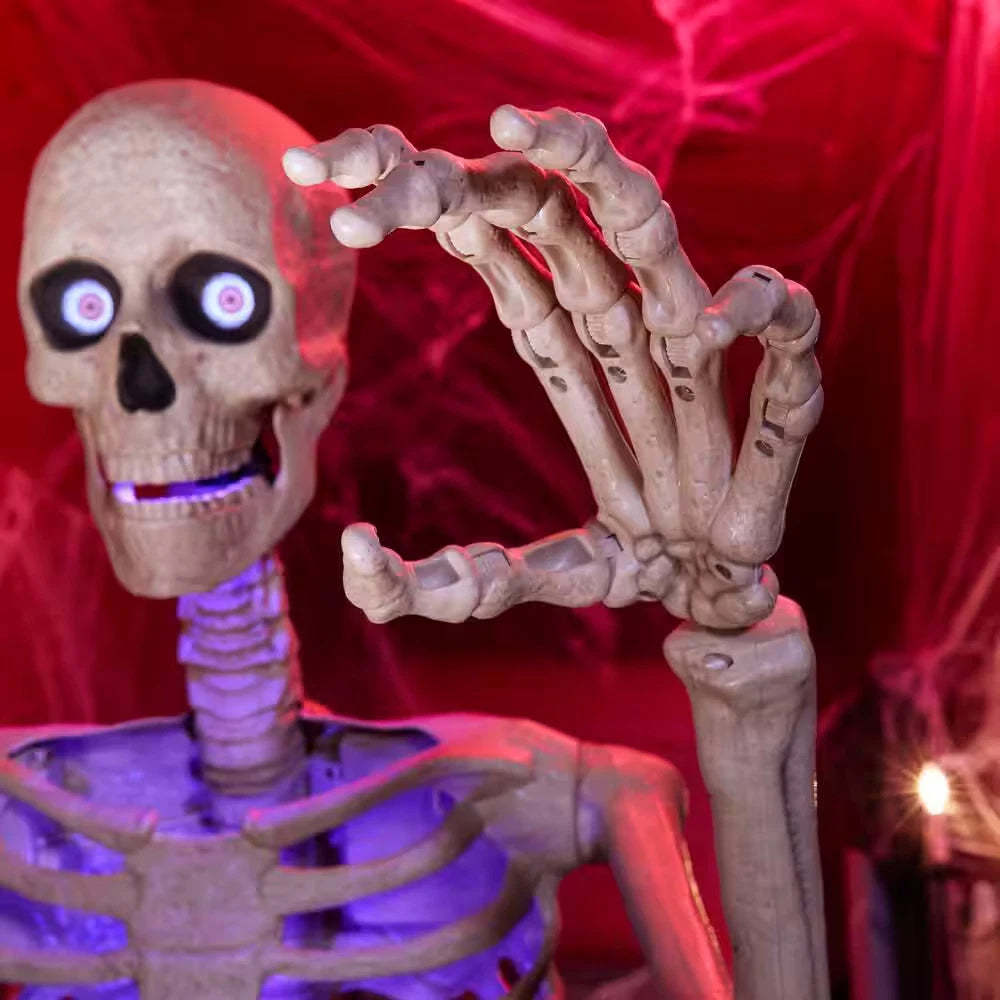 Early Bird Halloween Special 6.5 ft Grave & Bones Animated LED
