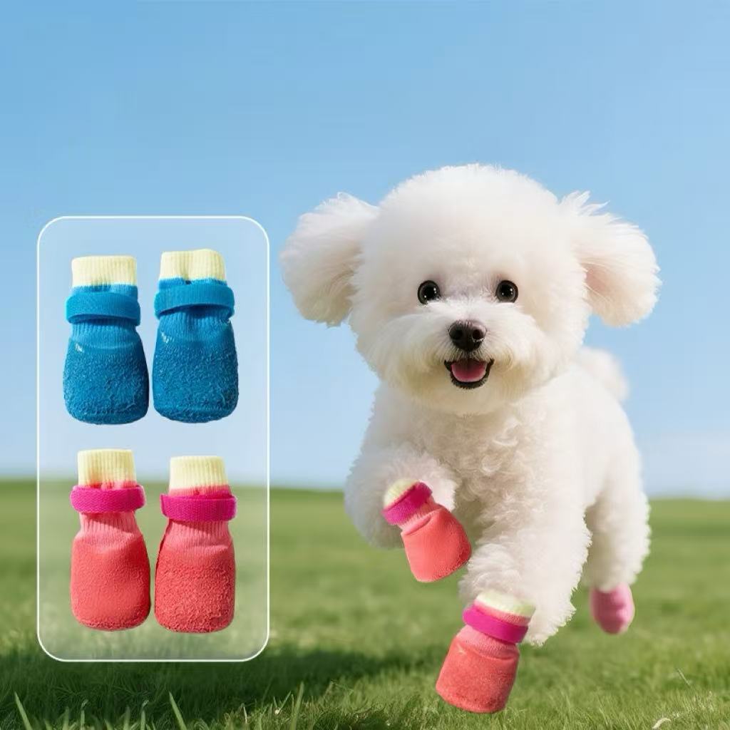 Waterproof, wear-resistant and non-slip pet shoes