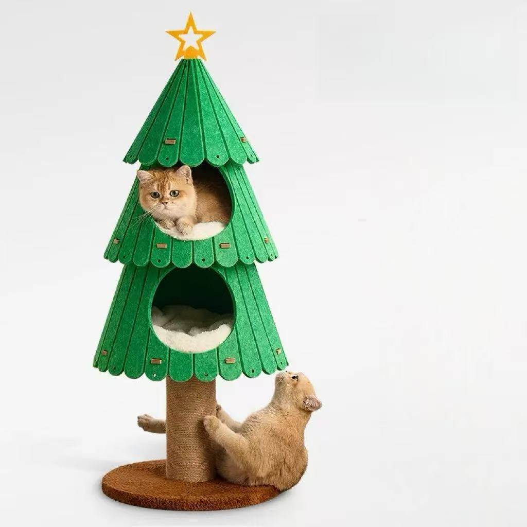 Christmas tree cat tree