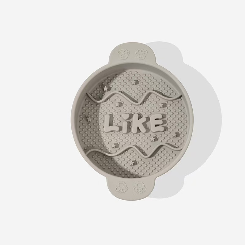 Pet slow feeder bowl