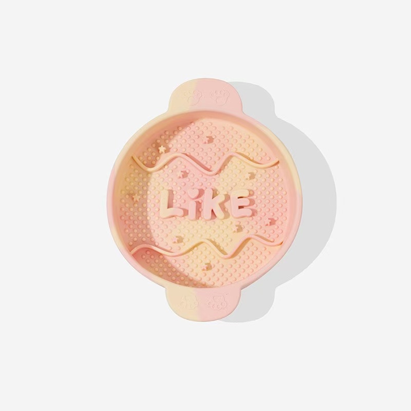 Pet slow feeder bowl