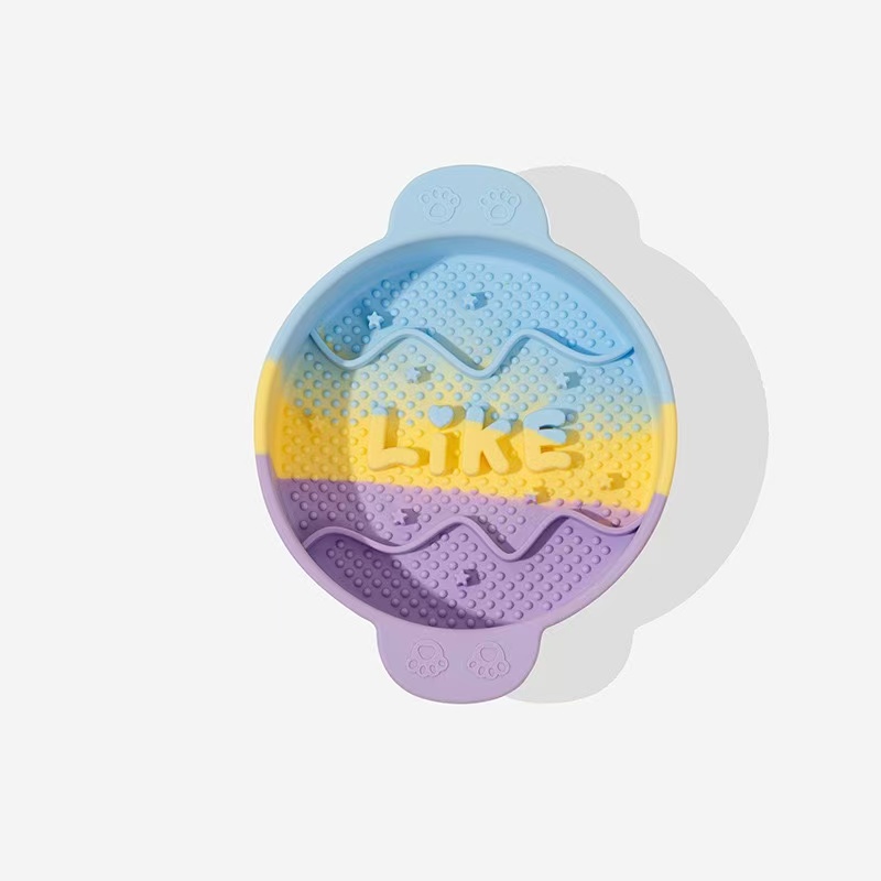 Pet slow feeder bowl