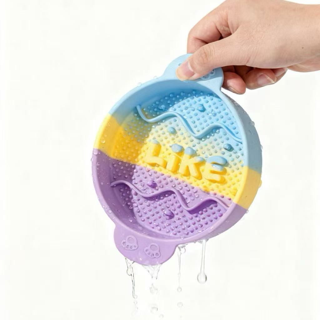 Pet slow feeder bowl