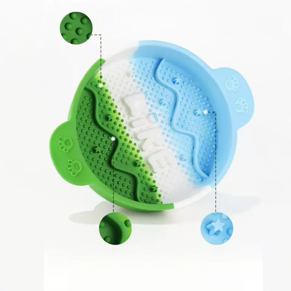 Pet slow feeder bowl