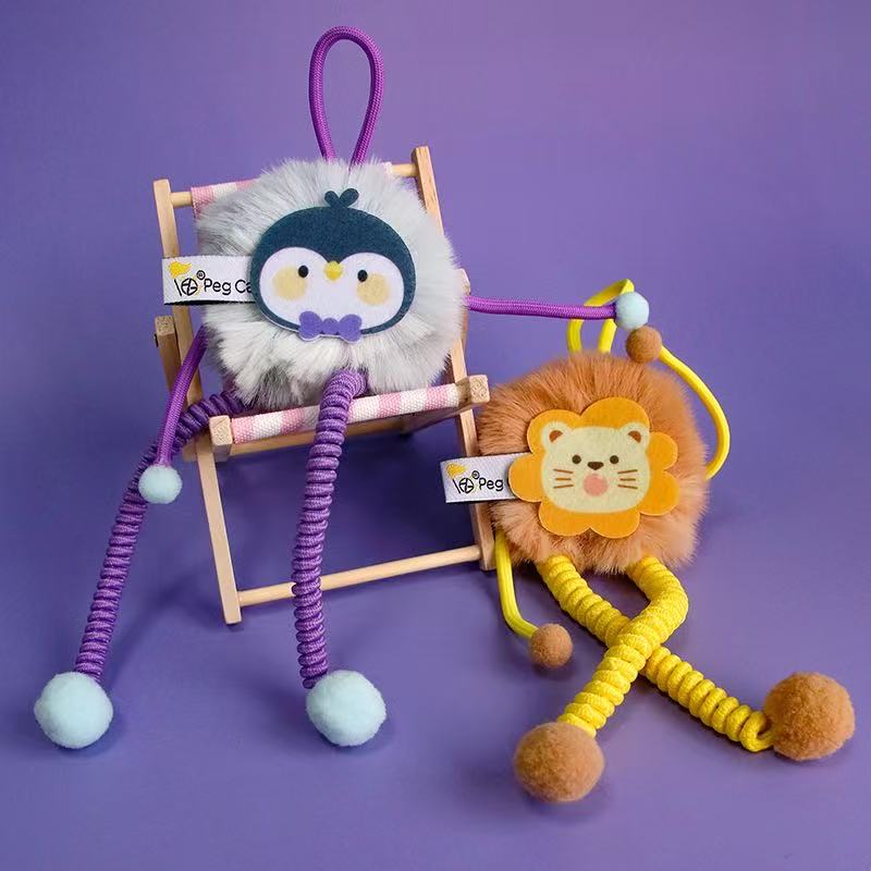  Long-legged monster retractable bell toy
