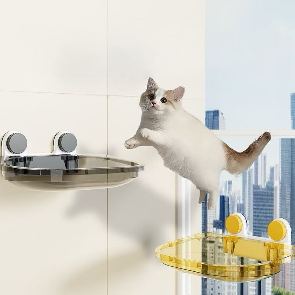 Cat hanging basket (includes two powerful suction cups).-Lucky darling