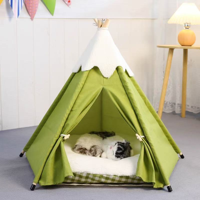 Pet Tent Bed — Removable, Washable, and Foldable