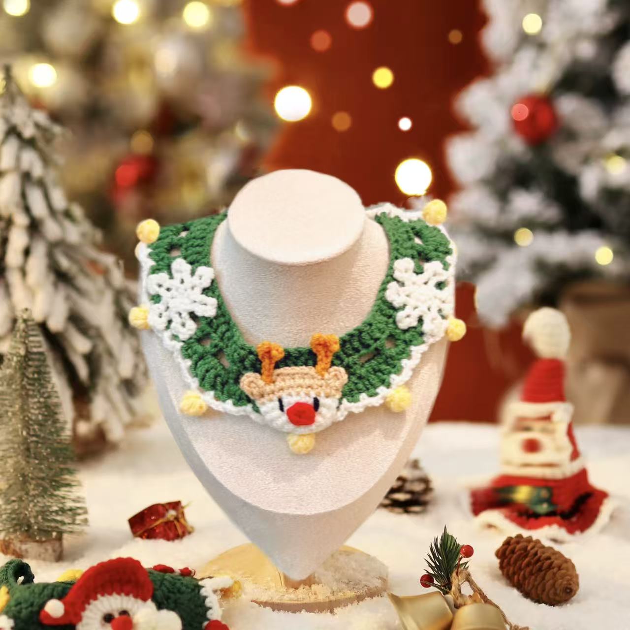 Christmas Knitted Scarf - Pet