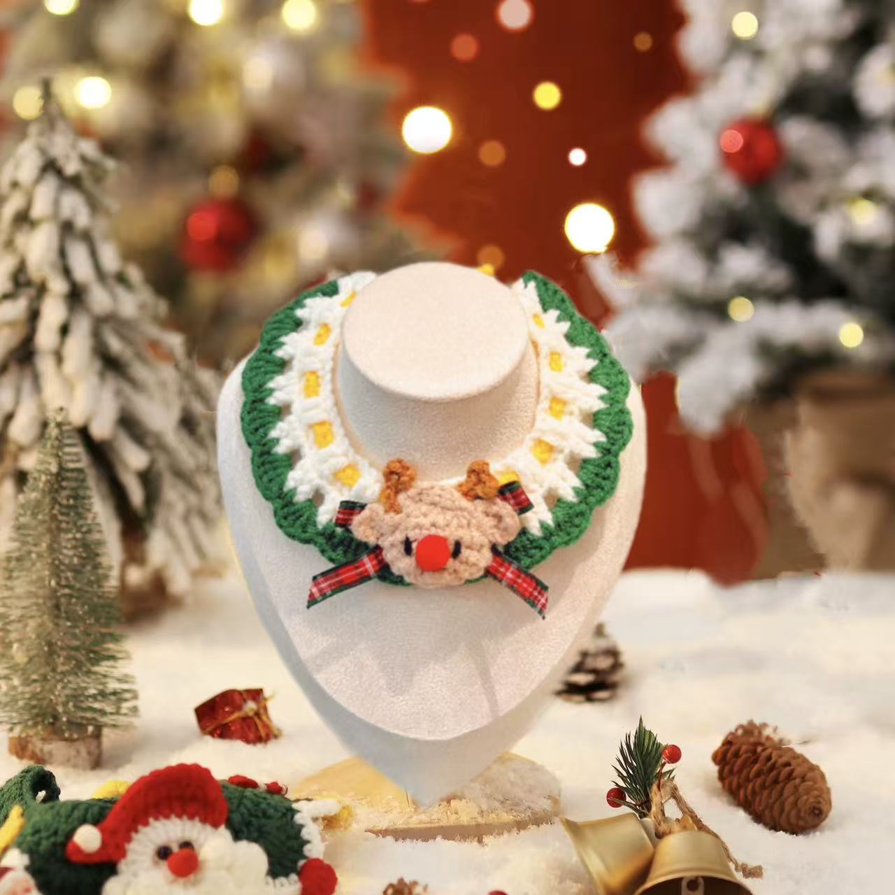 Christmas Knitted Scarf - Pet