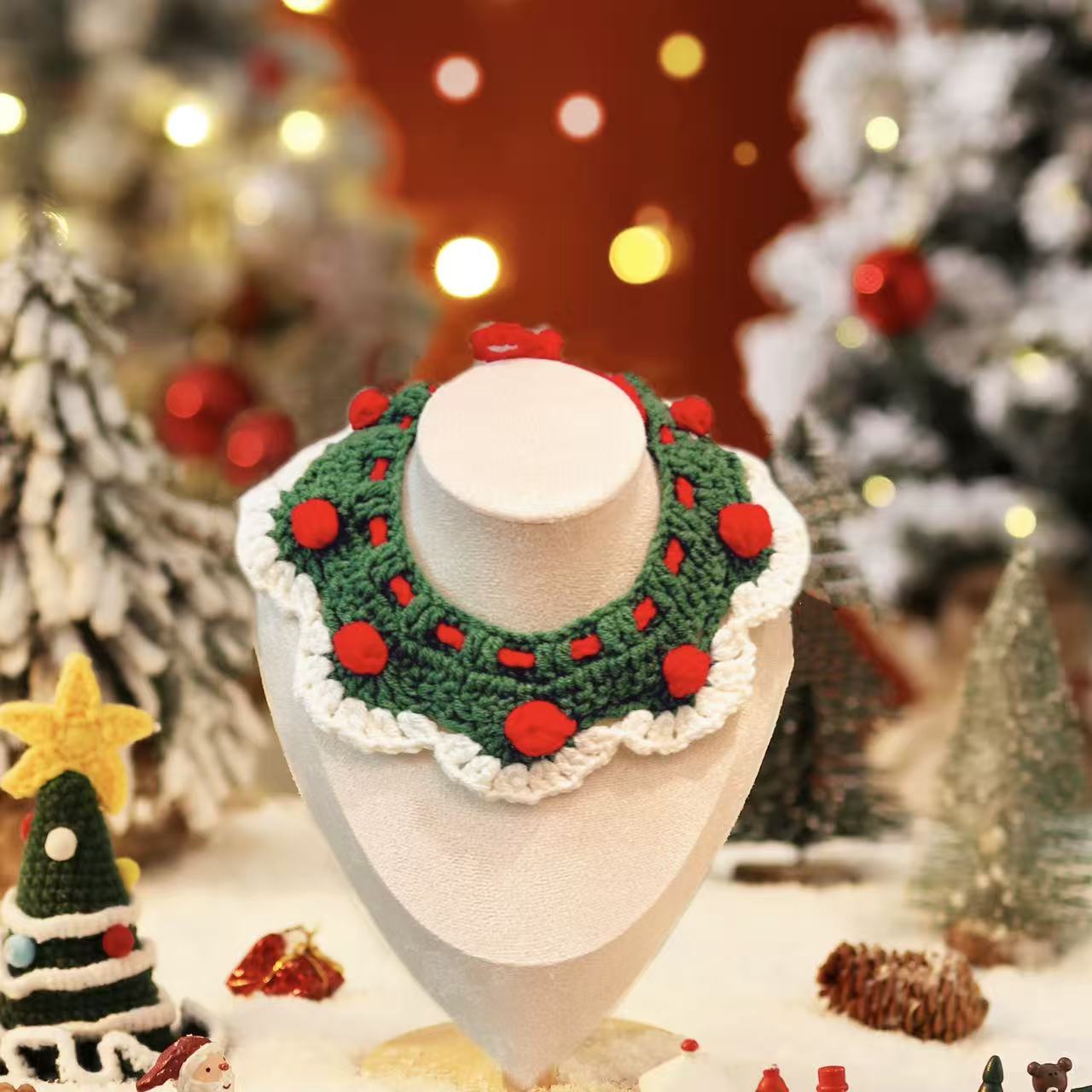 Christmas Knitted Scarf - Pet