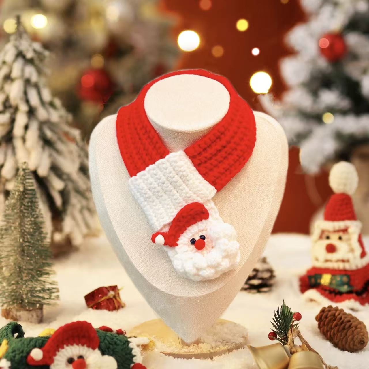 Christmas Knitted Scarf - Pet