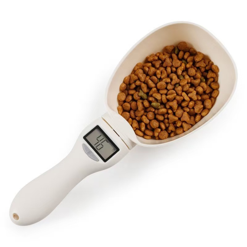 Pet weighing spoon
