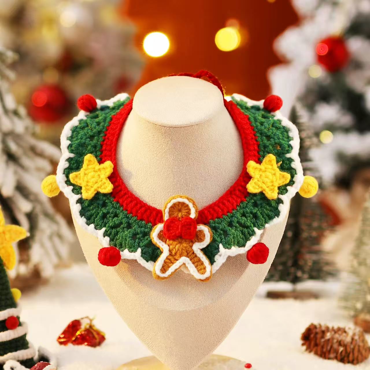 Christmas Knitted Scarf - Pet