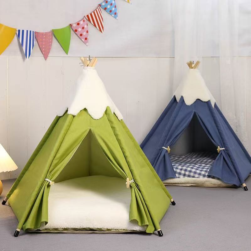 Pet Tent Bed — Removable, Washable, and Foldable