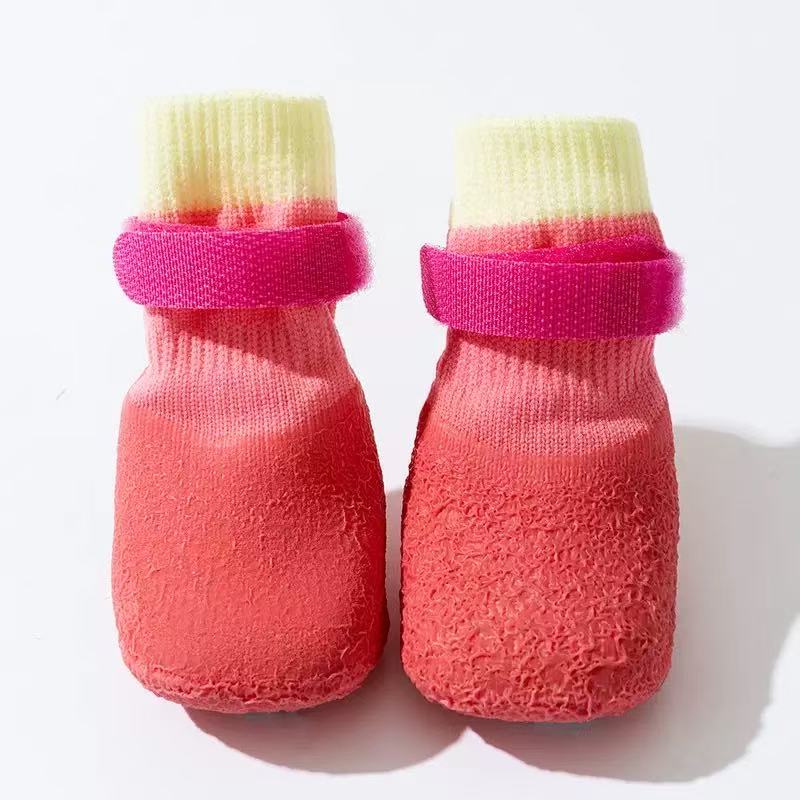 Waterproof, wear-resistant and non-slip pet shoes