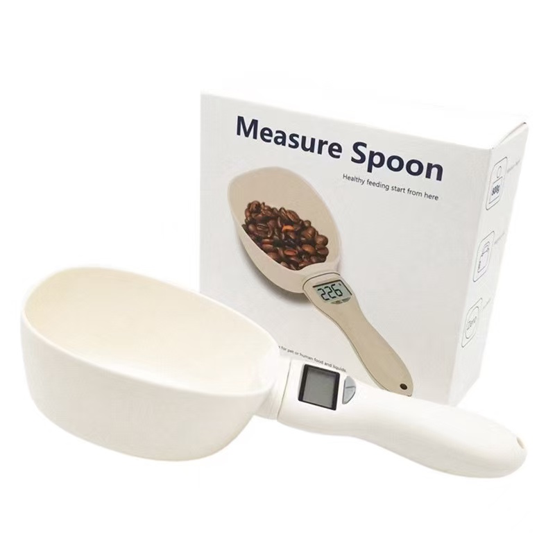 Pet weighing spoon