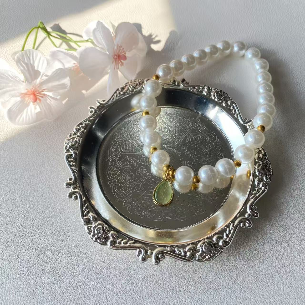 Vintage Princess Pearl Pet Necklace – Wedding & Photoshoot Pet Jewelry Accessory