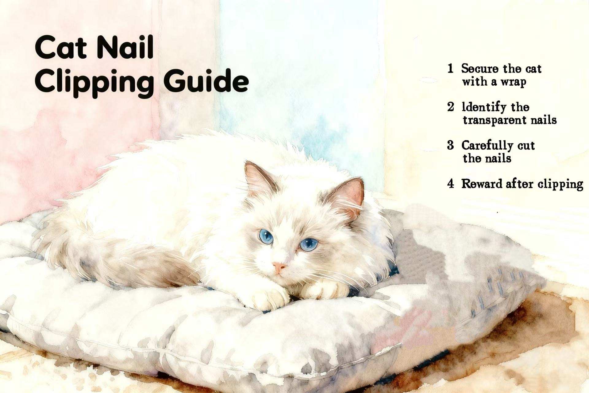 Say Goodbye to the "Human-Cat War": A Super Detailed and Gentle Guide to Trimming Your Cat's Nails-Lucky darling