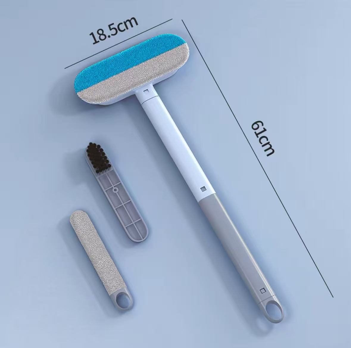 Pet hair removal brush