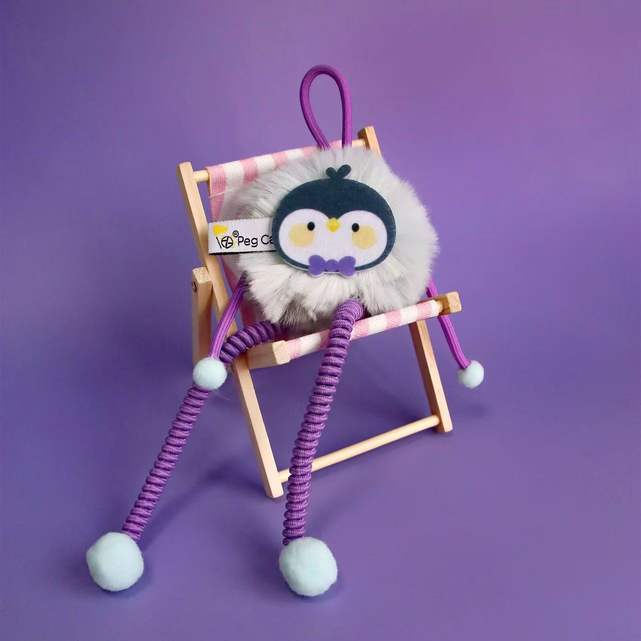  Long-legged monster retractable bell toy